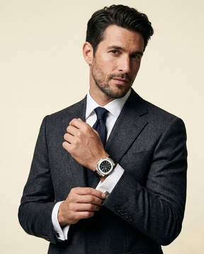 The Black Leather Watch
