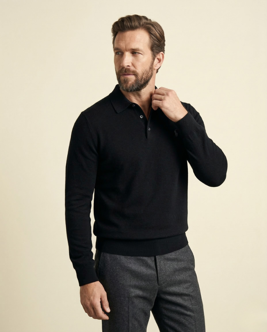 RL Classic Knit Polo Pullover