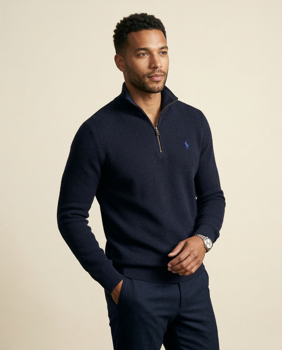 RL The Resort Textured Cotton Pullover