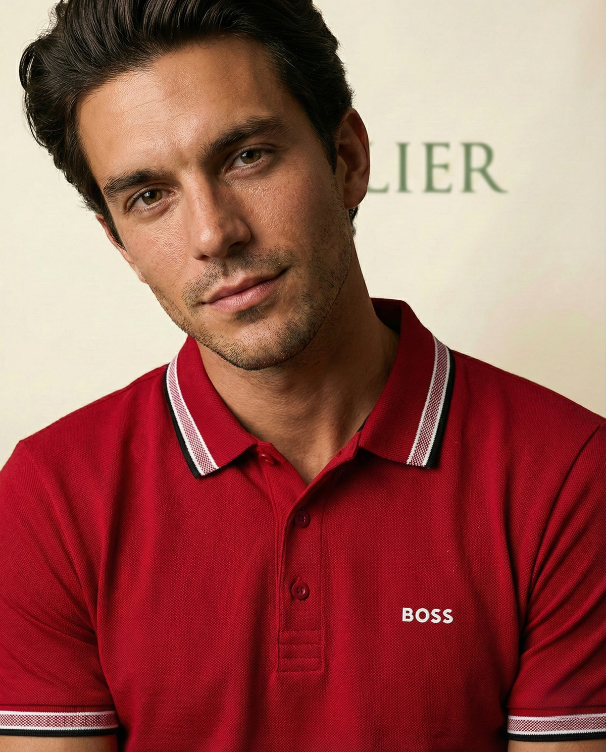 HB - Essential Ribbed Quarter-Zip Knit