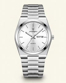 Steel Watch Emerald Dial