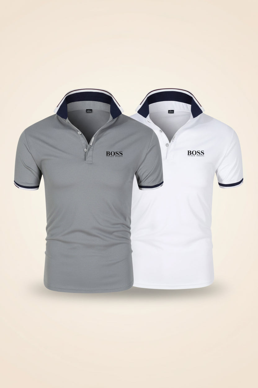 HB - Essential Ribbed Quarter-Zip Knit