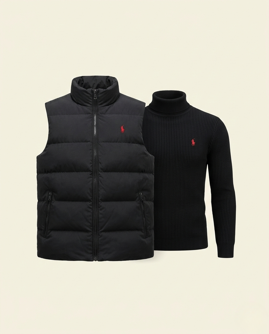 RL Estate Quilted Vest & Pullover Set (CLEARANCE)