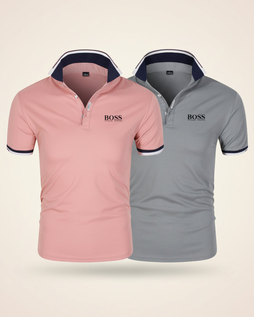 HB - Essential Ribbed Quarter-Zip Knit