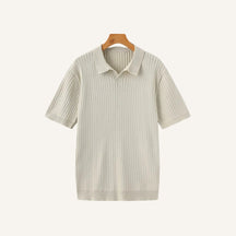 Camisa Polo Canelada Premium Sollome bege