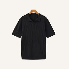 Camisa Polo Canelada Premium Sollome preto