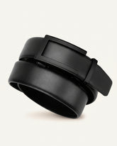 Cinto de Couro Masculino Monarch Civano Preto Fivela Preta