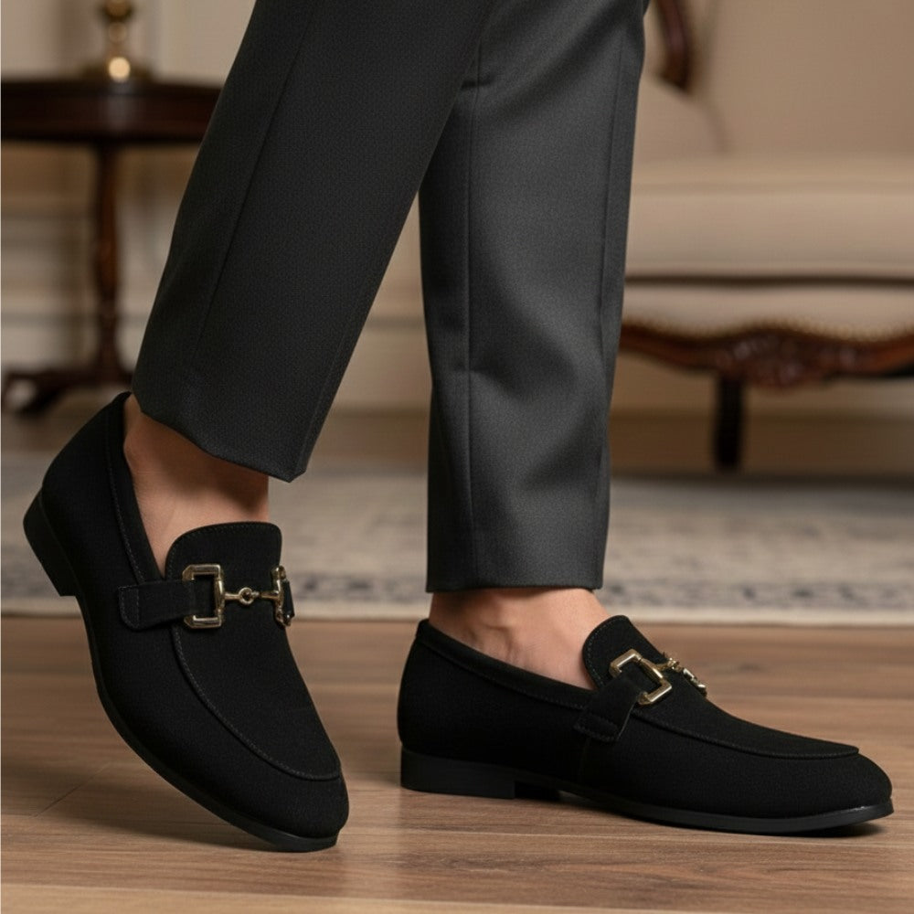 Minimal Suede Loafer Carvell Line