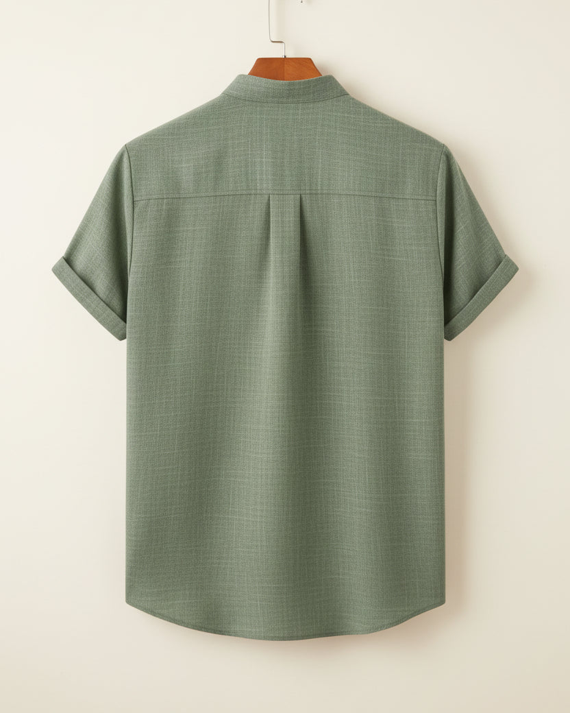 Linen Shirt - Beaumont Green