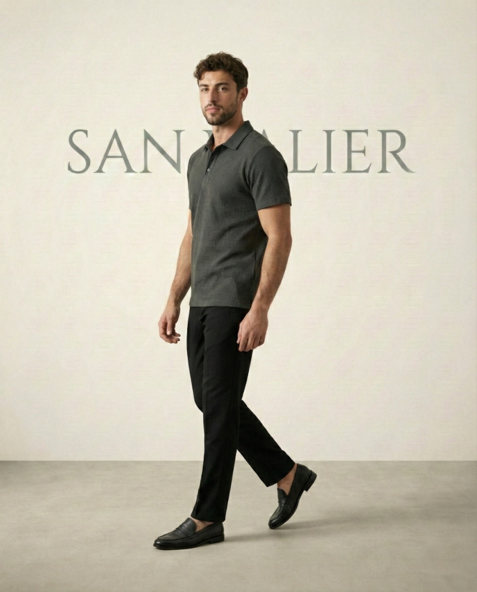 Men’s Old Money Polo - Arrevier (Anti-Wrinkle)