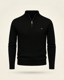 Quarter-Zip Sweater Ribbed Heritage