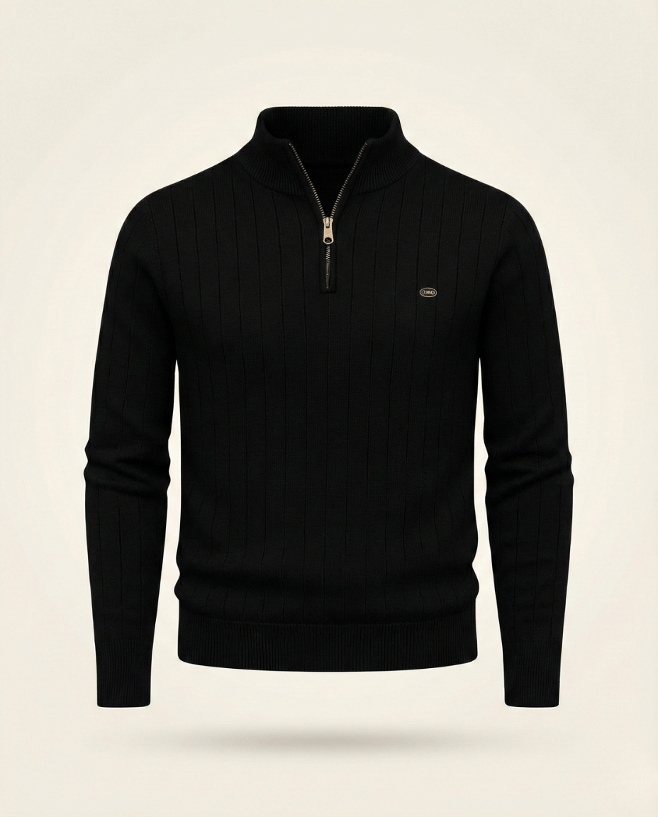 Quarter-Zip Sweater Ribbed Heritage