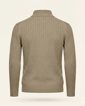 Quarter-Zip Sweater Ribbed Heritage