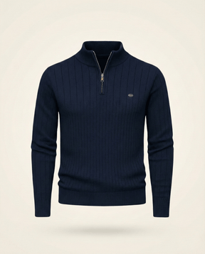 Quarter-Zip Sweater Ribbed Heritage
