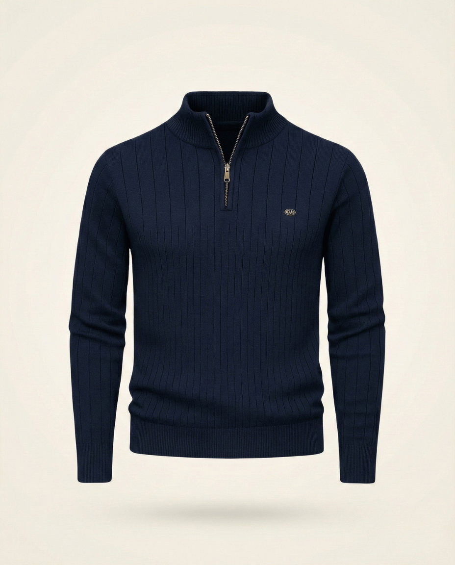 Quarter-Zip Sweater Ribbed Heritage