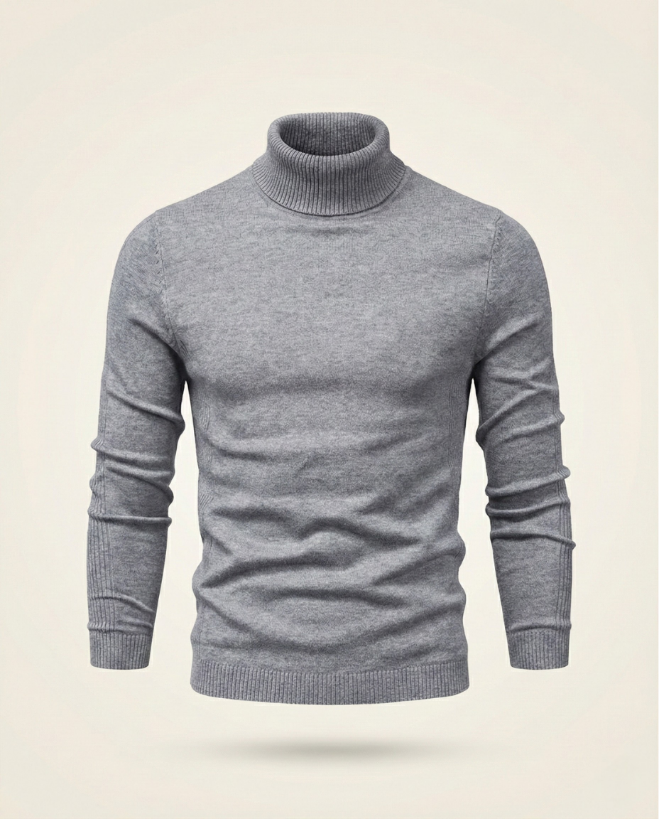 Pullover Sweater Refined Neck