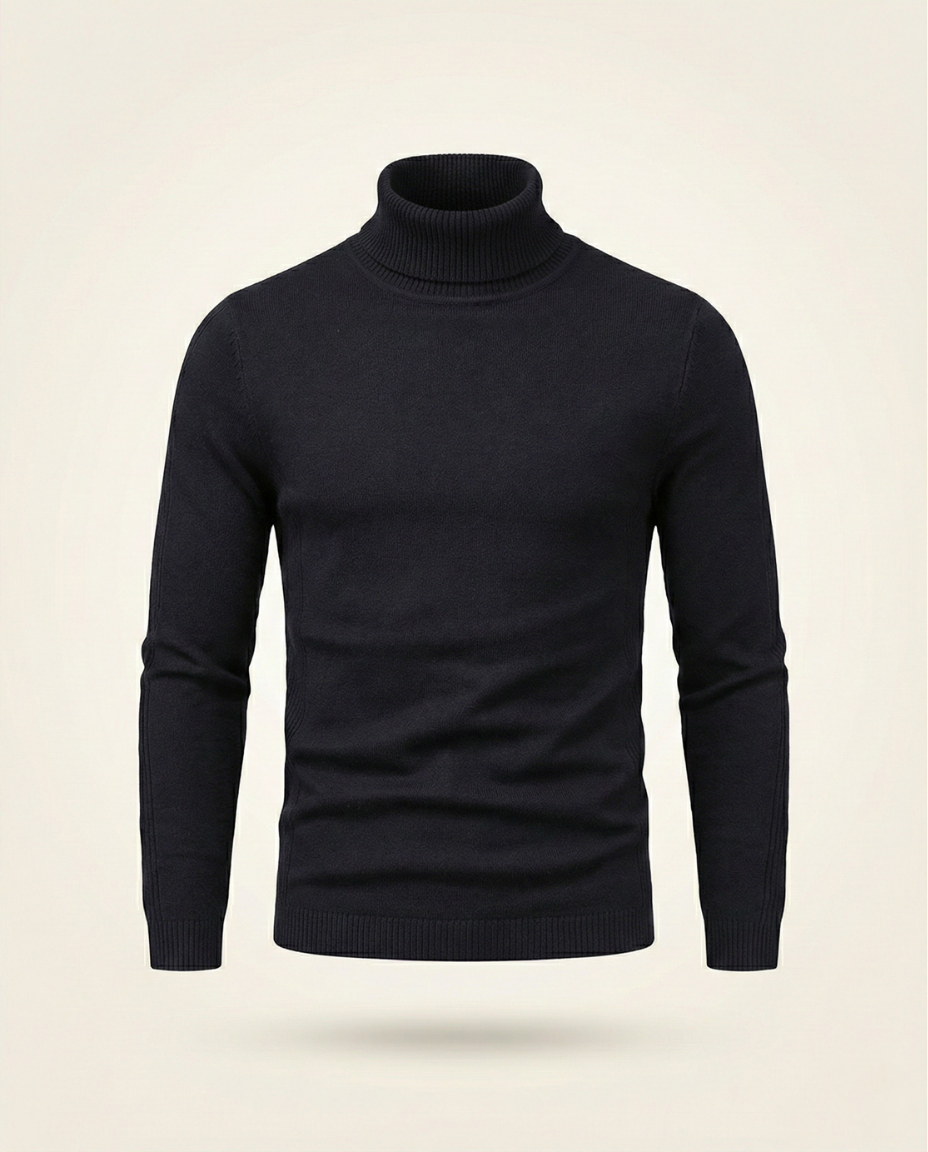 Pullover Sweater Refined Neck