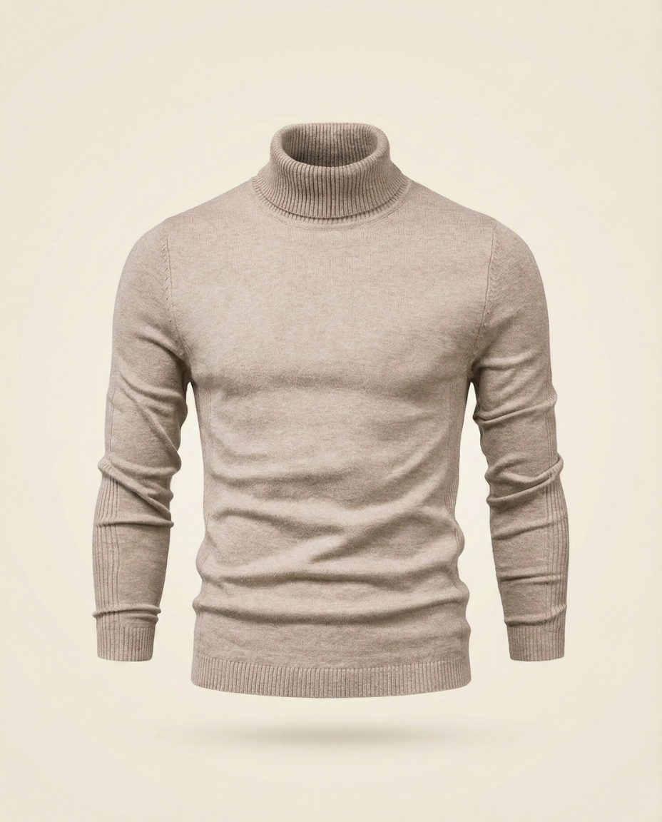Pullover Sweater Refined Neck