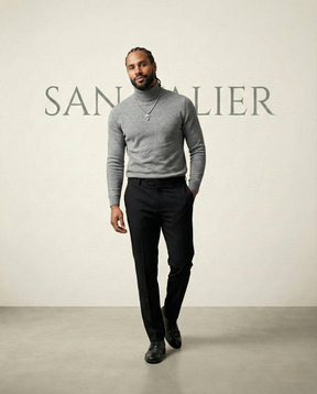 Pullover Sweater Refined Neck