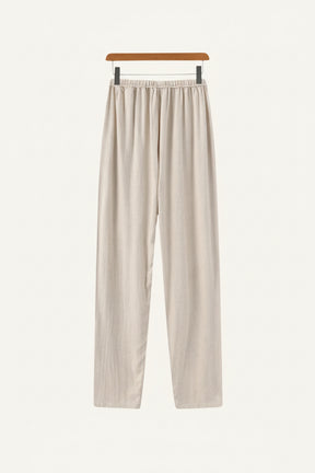 Men's Slim Fit Linen Trousers – Milford beige