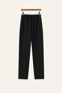 Men's Slim Fit Linen Trousers – Milford black 