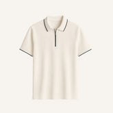 Mens Quarterzip Polo - Manttan