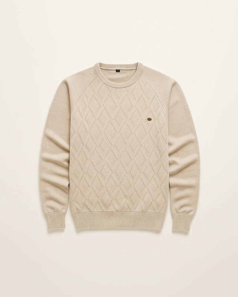 Mens Sweater - Pesson Classic Beige