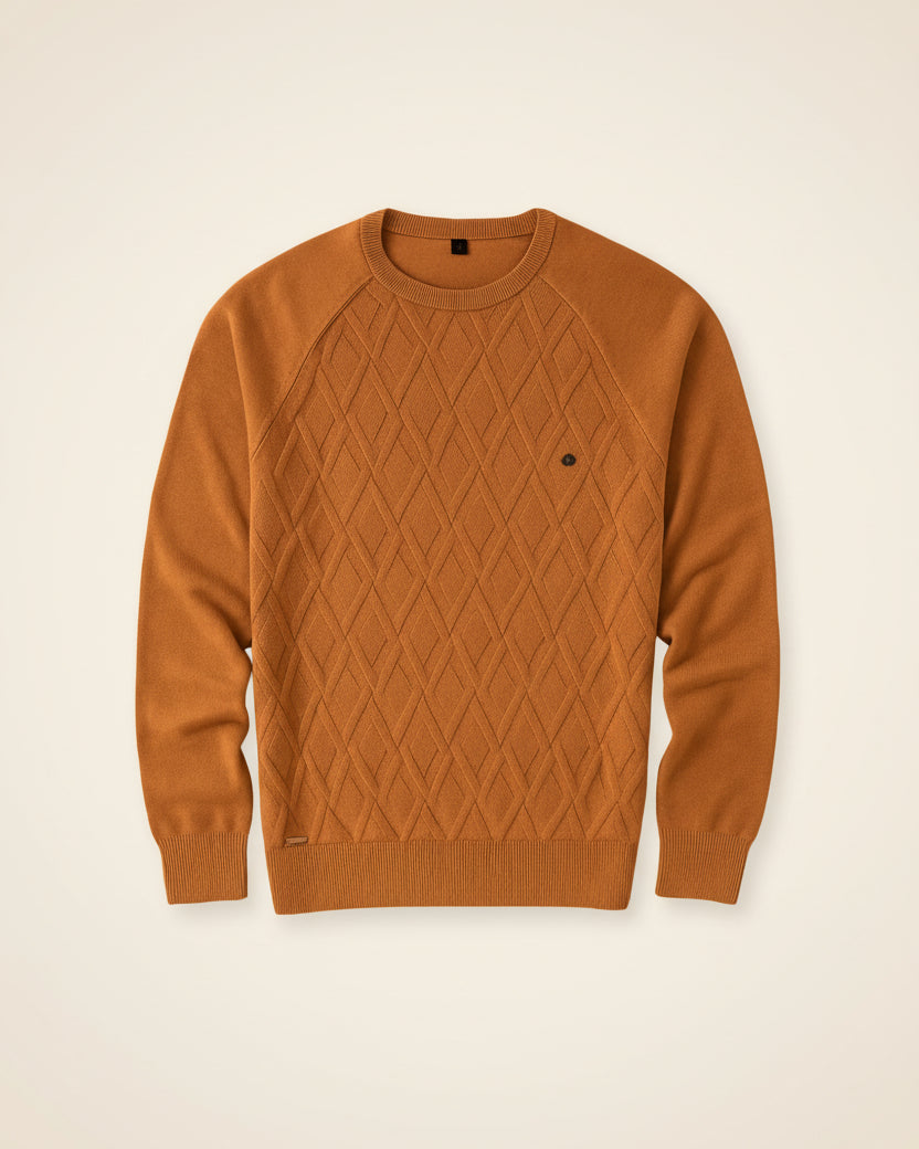 Mens Sweater - Pesson Classic Brown