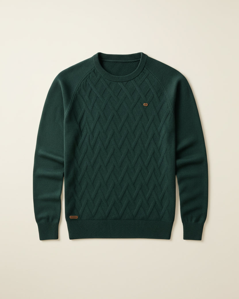 Mens Sweater - Pesson Classic Green