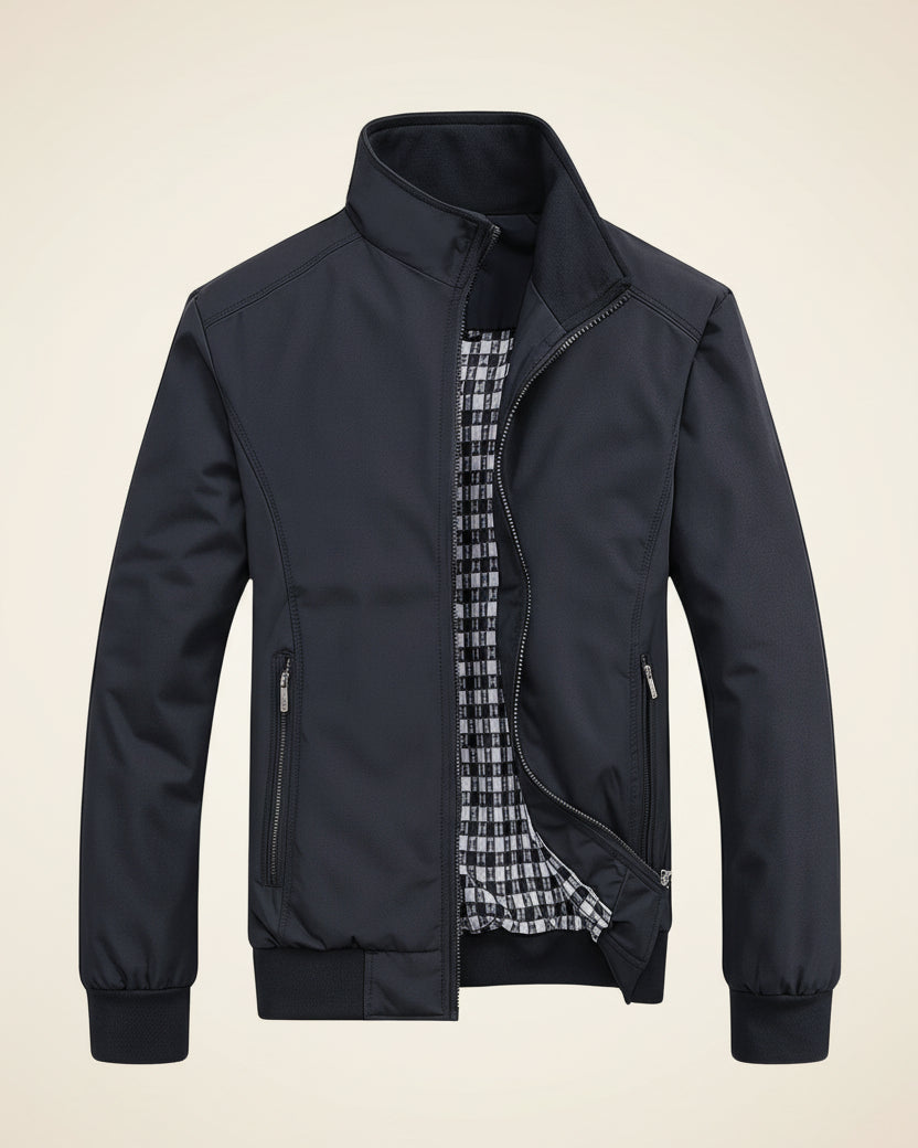 Mens Winter Lined Jacket - Becker Black