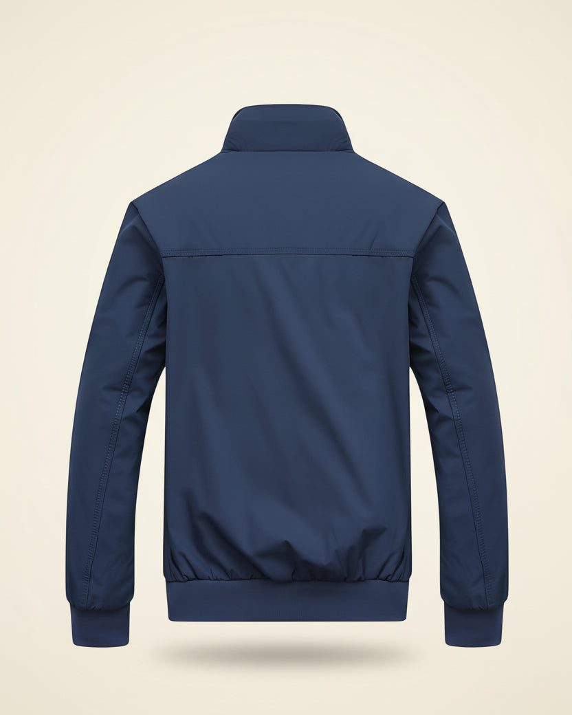 Mens Winter Lined Jacket - Becker Navy Blue