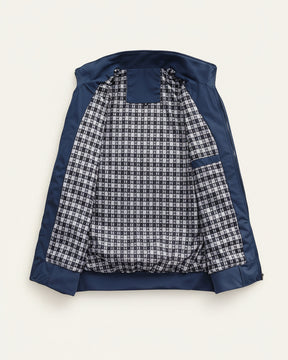 Mens Winter Lined Jacket - Becker Navy Blue