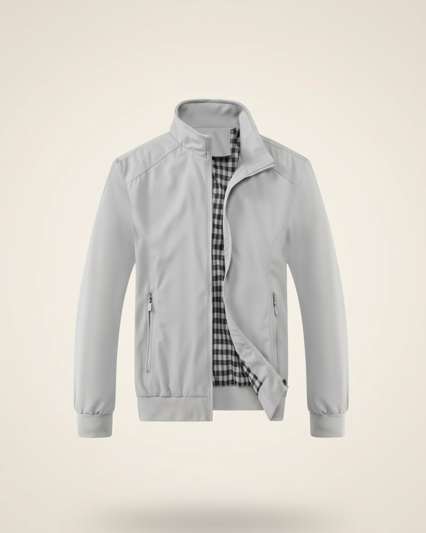 Mens Winter Lined Jacket - Becker Grey