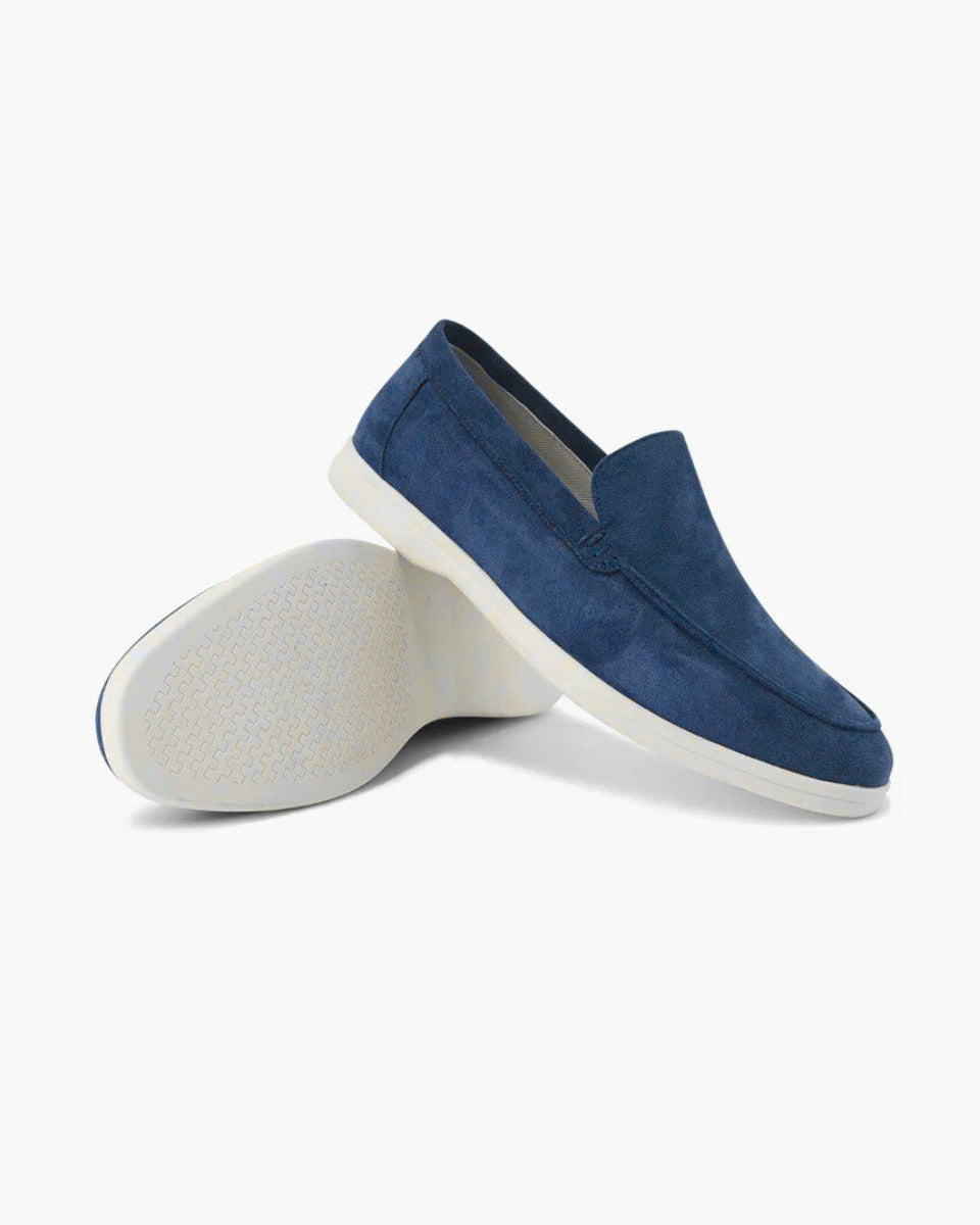 Mocassim de Camurça Masculino Venetto azul escuro