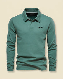 BS Refined Wool Knit Sweater - Navy Blue