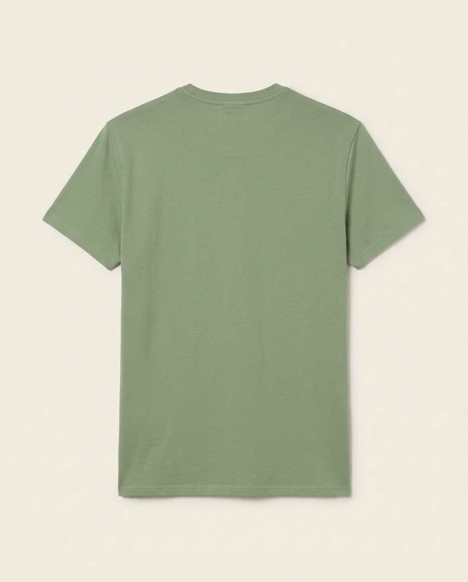 LC Refined V-Neck Cotton Tee - Variados