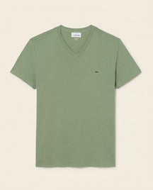 LC Refined V-Neck Cotton Tee - Variados