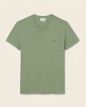 LC Refined V-Neck Cotton Tee - Variados