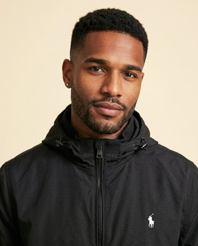 RL Classic Zip Bomber Jacket - Navy Blue
