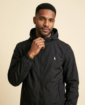 RL Classic Zip Bomber Jacket - Navy Blue