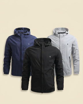 RL Classic Zip Bomber Jacket - Navy Blue