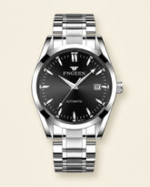 FG Elite Automatic Steel Watch - Silver Black