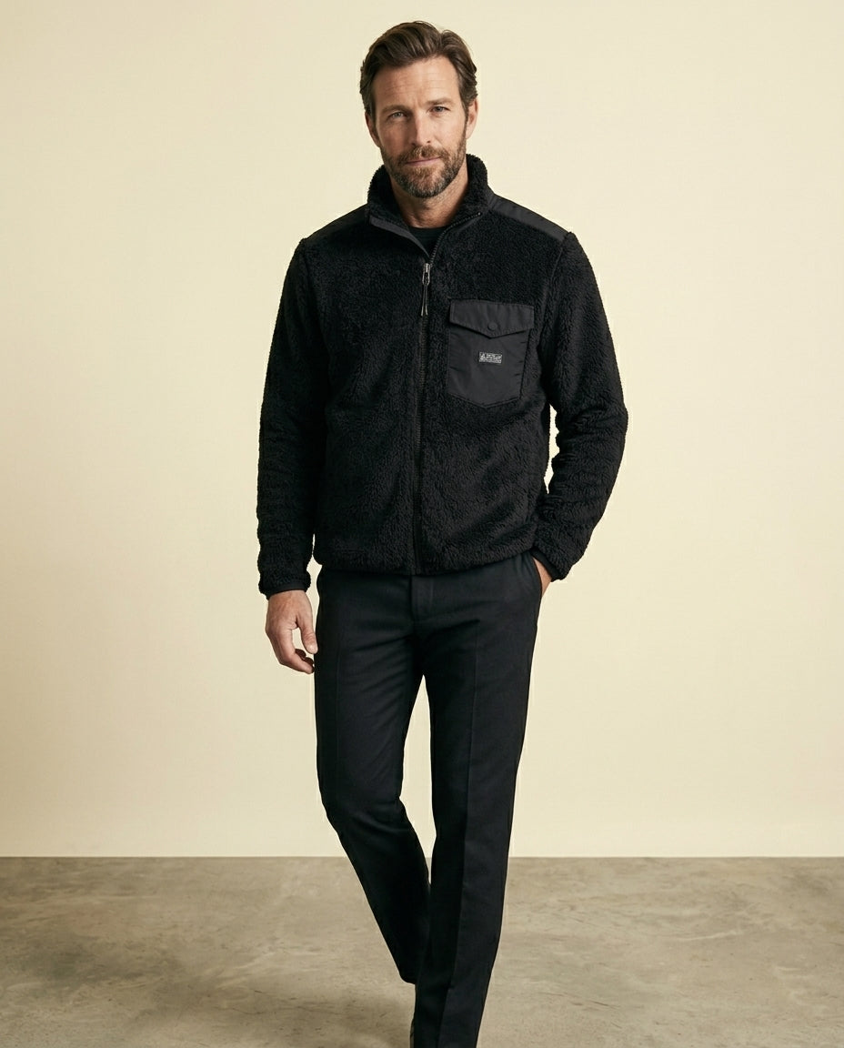 RL Elite Quilted Vest Jacket - Black