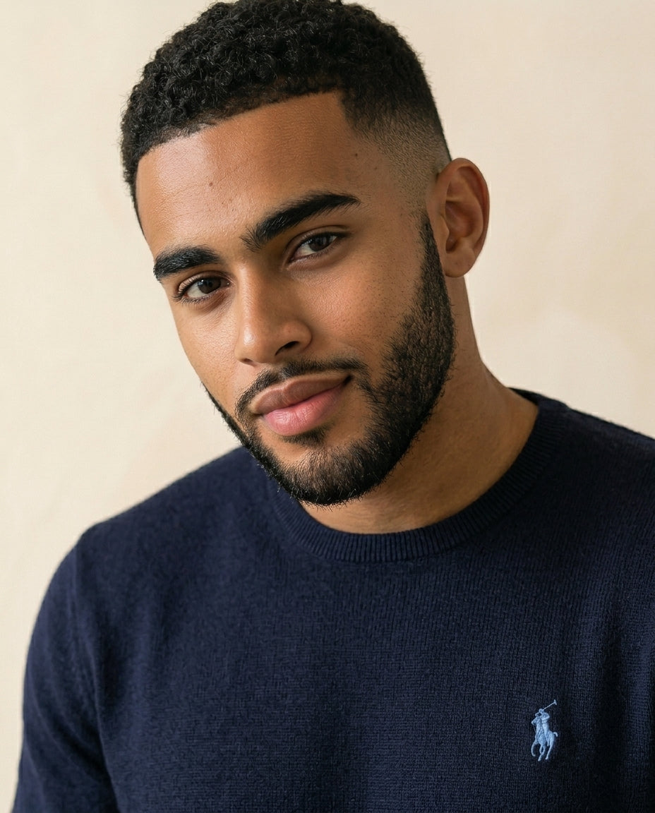 RL Prestige Half-Zip Pullover - Navy Blue