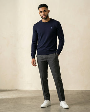 RL Prestige Half-Zip Pullover - Navy Blue