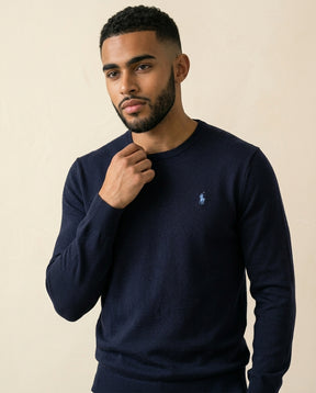 RL Prestige Half-Zip Pullover - Navy Blue