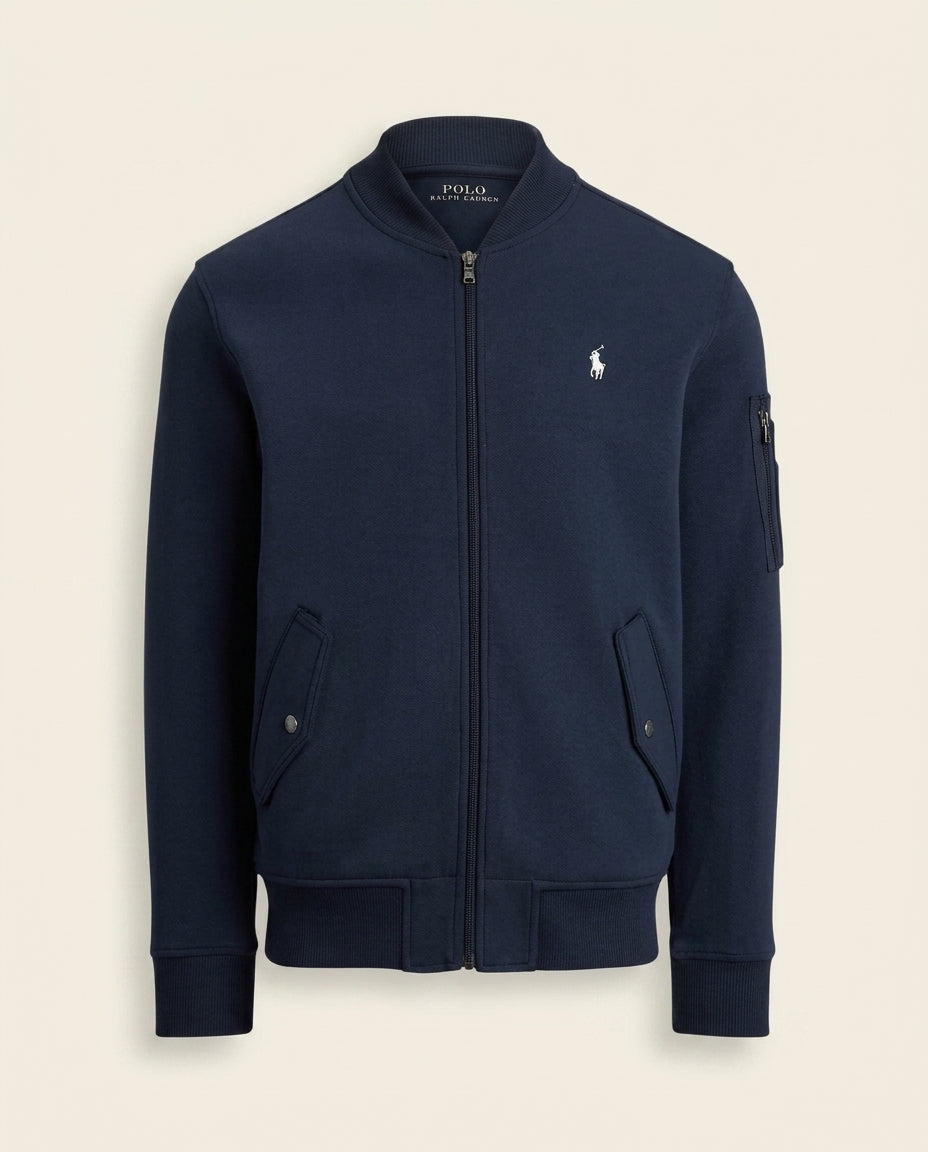 RL Elite Classic Bomber Jacket - Olive Green