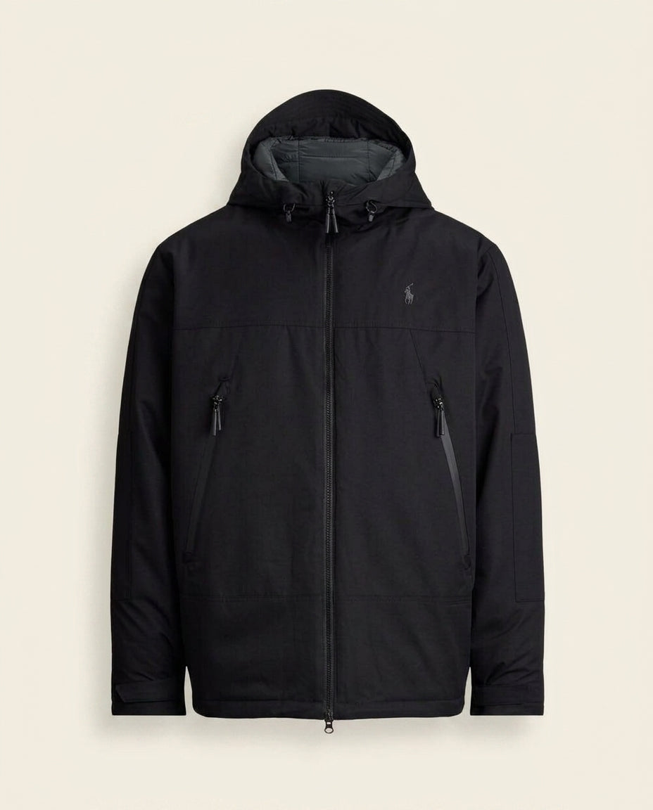 RL Signature Hooded Windbreaker - Navy Blue