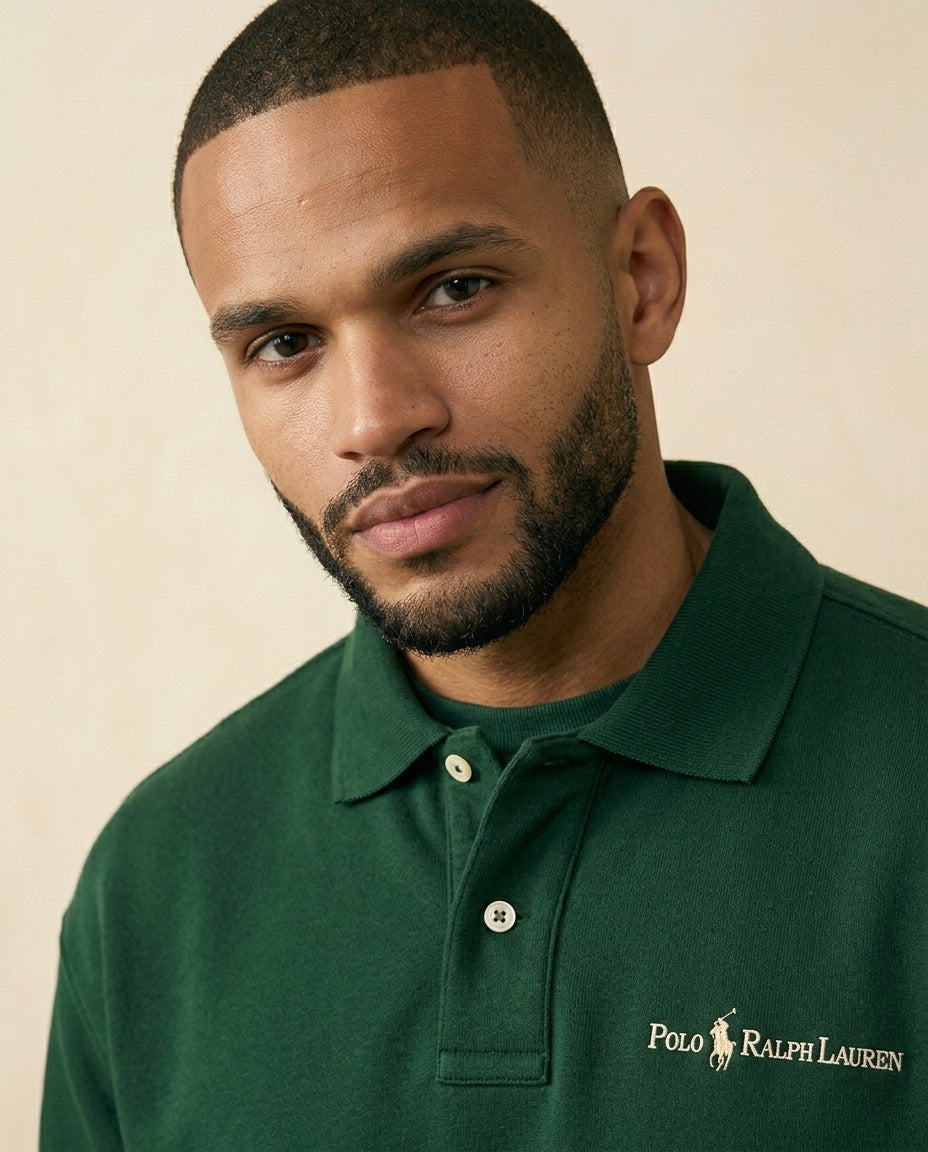 RL Prestige Quarter-Zip Pullover - Forest Green