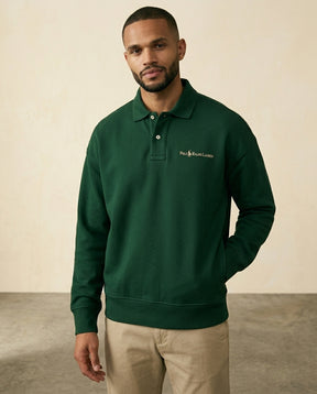 RL Prestige Quarter-Zip Pullover - Forest Green